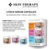 My Beauty Spot Facial Serum Capsules 3 Pack 90pcs Vitamin C Serum, Hylunaric Acid Serum, Collagen Serum for Face Anti Aging Anti Wrinkle Serum for Fine Lines