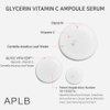 APLB Glycerin Vitamin C Ampoule Serum | GLYCE VITA CEN™ 40.6% 1.35 FL.OZ/Korean Skincare, Soothing, Moisture retention, Elasticity care, Revitalize for gentle and improve skin texture