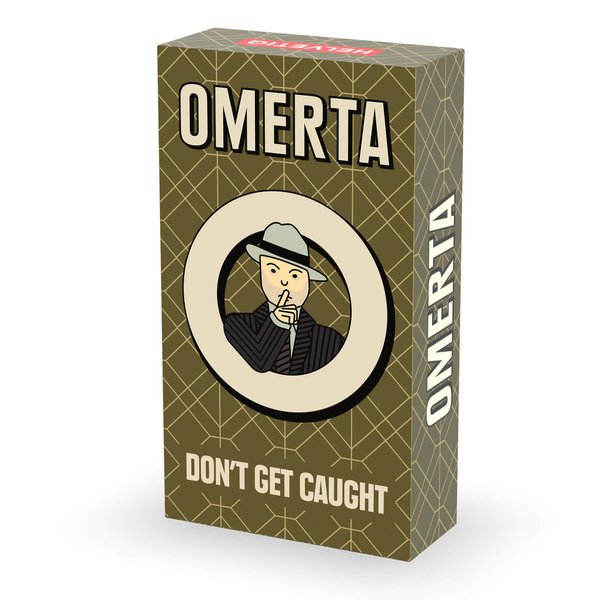 Helvetiq Omerta Card Game - Prohibition-Era Smuggling and Suspicion Bluffing and Memory Game! Strategy Game for Kids & Adults, Ages 10+, 3-5 Players, 30 Minute Playtime, Made