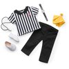 American Girl Truly Me 18-inch Doll Referee Outfit with Corded Whistle, Wristwatch, and Penalty Flag, For Ages 6+