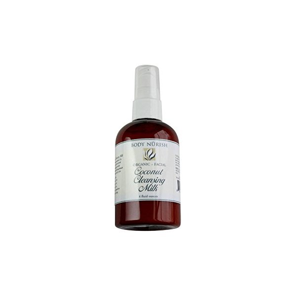 Super Salve Organic Coconut Cleansing Milk 4 oz with Coconut Milk, Aloe Vera Gel, Kukai Nut and Coconut oil