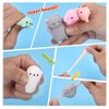 squishies Squishy Toy 5Pcs Medium Size 3inch Party Favors for Kids Kawaii squishies Mochi Animals Stress Reliever Anxiety Xmas Gifts Rabbit Toy Storage Box