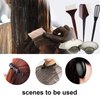 25 Pcs Hair Dye Kit, Hair Tinting Bowl Dye Brush Ear Cover Clips Gloves Storage Bag DIY Salon Disposable Hood and gloves, Home Use Hair Coloring Bleaching Hair Dryers Hair Dye Coloring Tools Set