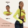 BARSDAR 26 Inch Long Braided Ponytail Extension with Hair Tie Straight Wrap Around Hair Extensions Pony Tail DIY Natural Soft Synthetic Hair Piece for Women -Dark Brown