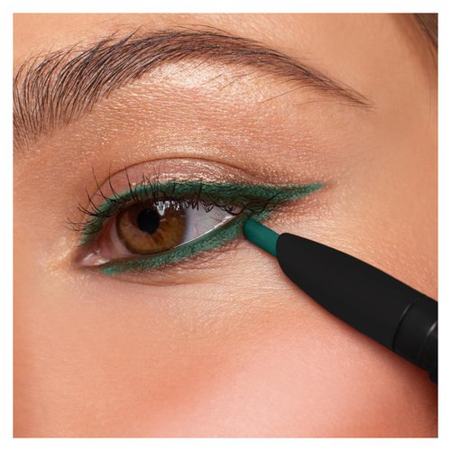 Khasana Eyeliner Automatic Pencil, Glide On, Waterproof, Ultra Smooth & Creamy Application, Long-Lasting, Luminous Formula, Smudge-Proof, Ophthalmologist Tested, Vegan (Dazzling Green 48)