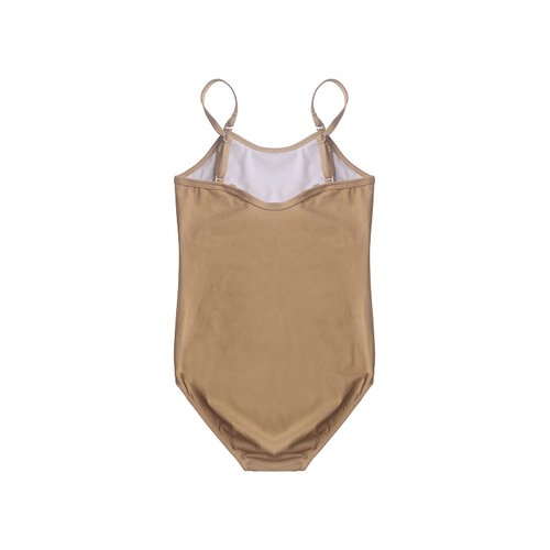 EQSJIU 5t Dance Nudie Camisole Leotard With Clear Strap Size 5-6 years old 5-6x Toddler Girls Undergarments for Ballet Costumes Gymnastics…