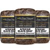 It's Pure Natural African Black Soap Bars with Acne Solution (Pack of 3) Organic Raw Soap for Face & Body, Acne Treatment & Dark Spot Remover [Made in Ghana]