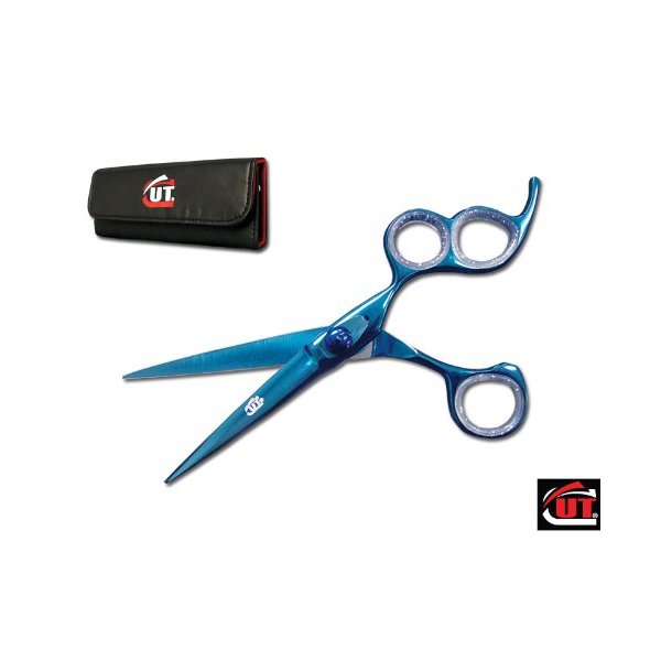 6.25" Blue CUT Brand Pro Barber Hair Cutting Scissors Shears German Steel 2105BC