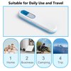 TAISHAN UV Toothbrush Case Sanitizer，Portable Rechargeable Travel Toothbrush Holder,Fits All Toothbrushes for Electric and Manual Toothbrushes,Safety Feature for Home and Travel