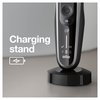 Braun Electric Razor for Men, Waterproof Foil Shaver, Series 7 7027cs, Wet & Dry Shave, with Beard Trimmer, Rechargeable, Charging Stand and Travel Case Included, Silver Black