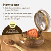 JBK Pottery Terra Cotta Brown Sugar Saver, Preserver, Brown Sugar Softener for Cookies, Dried Fruits and More! - Hummingbird Design