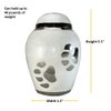 NWA Custom Engraved Small Paw Cremation Pet Urn