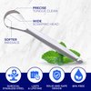 ORAVIX Tongue Scraper (Pack of 2), Tongue Scraper for Bad Breath, Tongue Cleaners Stainless Steel, Metal Tongue Scraper, Tongue Scraper for Adults Fresher Breath, Tongue Scraper Stainless Steel