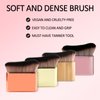 Orybot Self Tan Brush-Kabuki Brush for Body,Sunscreen Tanning Brush,Blusher,Shadow,Powder,Bronzer and Foundation Self Tanner Brush,Makeup Brushes for Face and Body（Pink）
