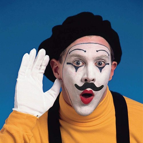 Odowalker 17pcs Different Style Fake Teeth & 12pcs Novelty Mustaches,Funny Halloween Novelty Billy Bob Teeth Ugly Fake Teeth False Vampire Fangs Props Costume Party Funny Gag Gift.