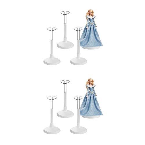 ibasenice 8 Pcs Doll Support Frame Kids Dolls Doll Stands for 18 Inch Dolls Wooden Doll Stands Doll Holder Frame Figures Display Rack Girl Toy Kid Toy Doll Rack Clothing Iron Metal to Rotate