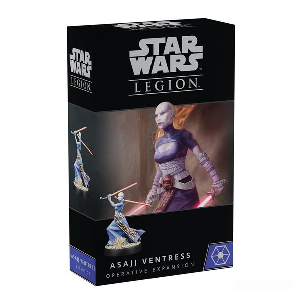 Star Wars: Legion Asajj Ventress Operative Expansion - Unleash Sinister Power! Tabletop Miniatures Strategy Game for Kids and Adults, Ages 14+, 2 Players, 3 Hour Playtime, Made by Atomic Mass Games