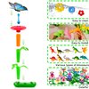 Toys Gifts for Toddlers Boys Girls Age 2 3 4 5 6,167 PCS Dinosaur Flower Garden Building Blocks,STEM Fine Motor Skill Stacking Games,Christmas First 1st Birthday Gifts for Preschool Kids 2+ Years Old