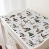 Mallard Duck Changing Pad Covers Duck Hunting Reeds Trees Diaper Changing Pad Covers Sheets for Girls Boys Soft Breathable Stretch Fitted Change Table Pad Mats Covers 32''x16''