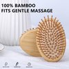 Natural Bamboo Hair Brush(No handle) Combetter, Massaging Scalp, Detangling brush for Women, Men &Kids, Eco-friendly Natural Wooden for All Hair Types