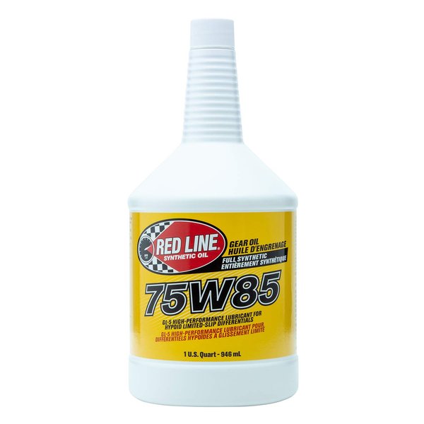 Red Line 50104, 75W85 GL-5, Full Synthetic Gear Oil - 1 Quart
