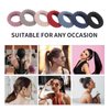 NiAMAi Sports Hair Thick Hair Ties for Women and Girls-Hair Elastic Seamless Soft Hair Ties Hair Accessories With All Day Hold- No Damage No Crease Not Slip Hair Band 12PCS