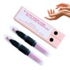 VICTORY NAIL 2PCS Victory Ceramic Stone Two-Way Nail Pusher & File (BLACK) Cuticle trimmer Manicure Tools Professional Nail File Pumice Fingernail Files