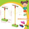 3 Pcs Pogo Stick Foam Pogo Jumper Pogo Toy Pogo Foam Jumper Fun and Safe Jumping Stick for Teens Adults Outdoor Indoor Toys Gift, Pogo Jump Makes Squeaky Sounds and Squeaks with Each Hop