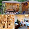 Lighting EVER Curtain Lights Battery Operated & USB Plug in, Remote, 10 x 10 ft Hanging Fairy Lights for Bedroom Wall, 300 LED Indoor Outdoor Backdrop Lights for Wedding Party, Patio Gazebo