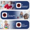 Visual Timer for Kids, Rechargeable 60-Minute Countdown Timer with 4 Alarm Modes, Silent Operation Pomodoro Timer for Classroom Kitchen Office, Autism and ADHD Tools for Kids and Adults, Pearl White