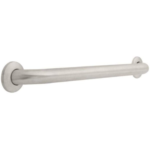 Franklin Brass 5624 1-1/2-Inch x 24-Inch Concealed Mount Safety Bath and Shower Grab Bar, Stainless