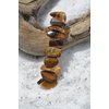 Gold Tiger's Eye Stone French Barrette Hair Clips