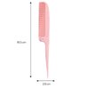 MONIXI Portable antistatic comb mini pocket comb foldable women's small travel foldable fine toothed comb hair styling tool plastic foldable comb for men and women (1#)