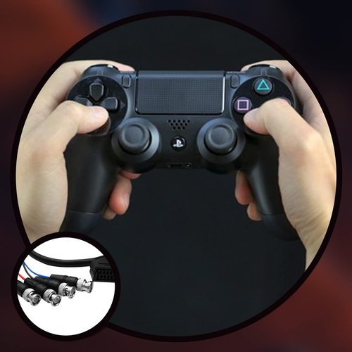 XTPTFABS Female RGB Euro SCART to 4 RGB BNC and 2 RCA Adapter Audio Video Gaming Cable, Use for Sony PVM BVM Series Monitors,JVC Series TM-H1750CG TM-H1950CG Monitor, Neo Geo CD Console etc