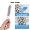 Small Hair Round Brush, 0.75Inch Nano Technology Thermal Ceramic and Ionic Round Barrel Hair Brush for Blow Drying, Styling, Curling, Adding Hair Volume