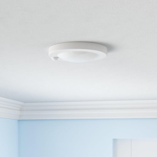 ZAGO LED 6" 120 Volts Closet Light Wired, PIR Motion Sensor Ceiling Disc Light, 15W, 1100 Lumens, CRI>80, 5000K Daylight White for Closet, Laundry, Garage, Pantry, Wet Location, ETL, White, 2 Packs