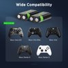 Rechargeable Battery Pack for Xbox One X/S/Elite|Series X/S Controller,Charger Station with 2pcs 2800mAh High Capacity Battery Kit and Fast Charging Cable