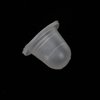 Tattoo Ink Cups 100pcs Disposable Silicone Permanent Makeup Pigment Clear Holder Container Cap Tattoo Accessory Tattoo Caps Microblading Pigment Cups(S)