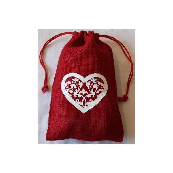 Valentine Chocolate Gift Bag (Milk Chocolate Pecan Caramel Clusters) One Full Pound