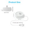 for Braun Oral-B Electric Toothbrush Replacement Charger，for Oral-B Model 3757 Waterproof IPX7 Inductive Charging Adapter,Portable Travel