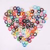 Isbasa 300pcs Baby Hair Ties, Toddler Hair Accessories Elastic Hair, Bands Soft Scrunchies for Toddlers Infants, Small Rubber Bands for Kids Baby Girls (30 Colors)