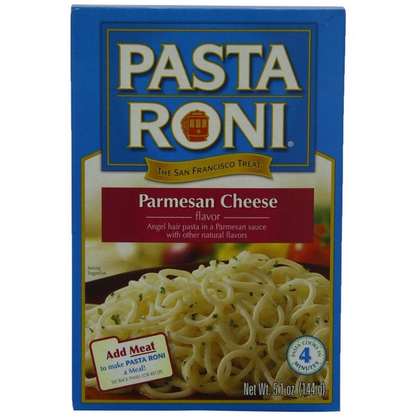 Pasta Roni, Parmesan Cheese & Angel Hair Pasta Mix, 5.1oz Box (Pack of 5)