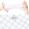 Brown Hair Net 100Pcs,WeKen Individual Package 20 Inches Invisible Elastic Edge Mesh Bun Hair Nets for Food Service, Ballet Bun, Sleeping, Women and Wig