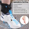 PRFCTLIFE AFO Foot Drop Brace with Upgraded Dial for Adjustable Dorsiflexion, Drop Foot Brace for Walking with Shoes. Orthotic Ankle Braces for Men/Women