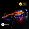 YEABRICKS LED Light Kit for Lego - Technic McLaren Formula 1 Race Car Building Blocks Model, LED Light Set Compatible with 42141(Lego Set NOT Included)