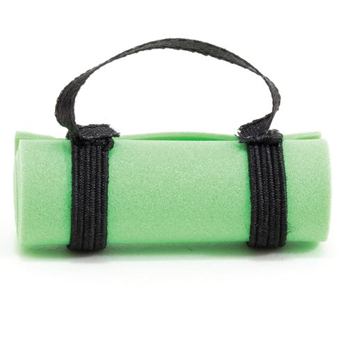 Dollhouse Miniature Green Yoga Mat Exercise Fitness with Carrying Strap