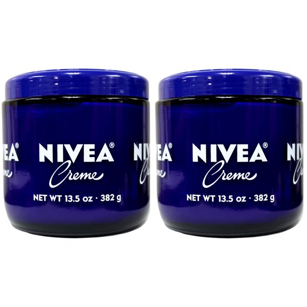 Nivea Rich Moisturizing Body Cream, 13.5 oz Glass Jar (Pack of 2)
