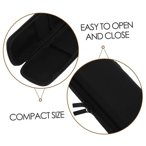 Gogogmee Hair Straightener Storage Bag Hot Iron Holder Straightener Holder Hair Styling Tools Storage Hair Air Dryer Case Flat Iron Pouch Travel Eva Curling Iron Zipper Box