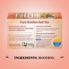 Twinings Pure Rooibos Red Tea - A Naturally Sweet and Tangy Red Tea, Caffeine-Free Herbal Tea Bags, Individually Wrapped, 20 Count (Pack of 2)