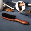 BESTOOL Hair Brush, Boar Bristle Brush For Women Men, for Detangling & Styling, Natural Bristle Brush For Thin, Fine Hair